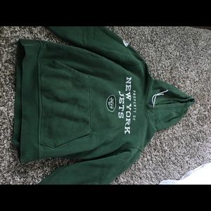 Green jets sports sweatshirt